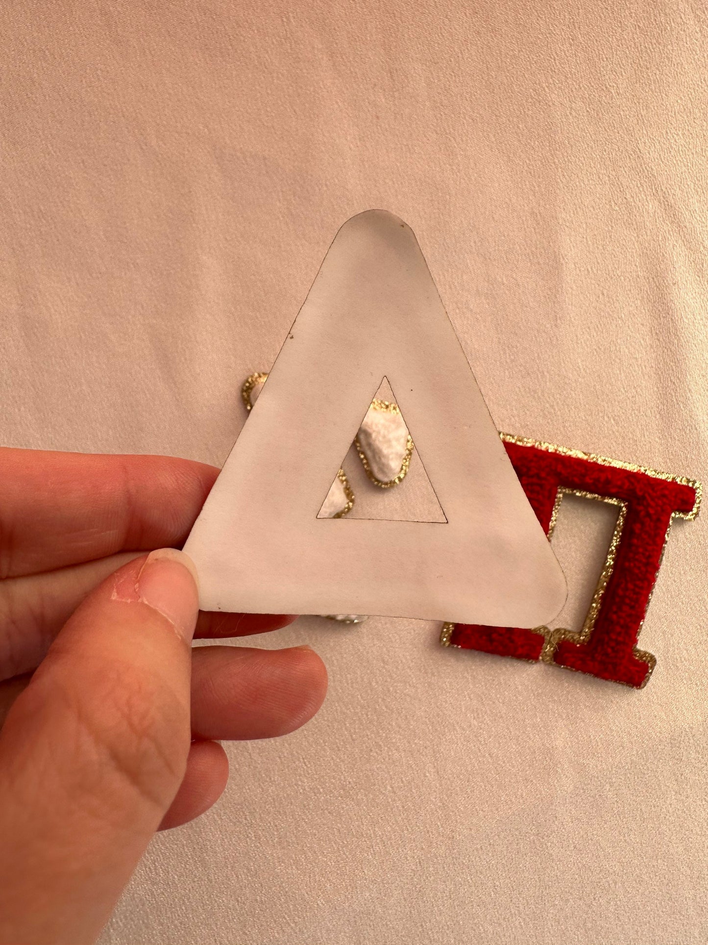 2.15β Sticker Sorority Letter| Greek letters | Sorority letters | Chenille Greek letters | Greek letters | letters for clothes |