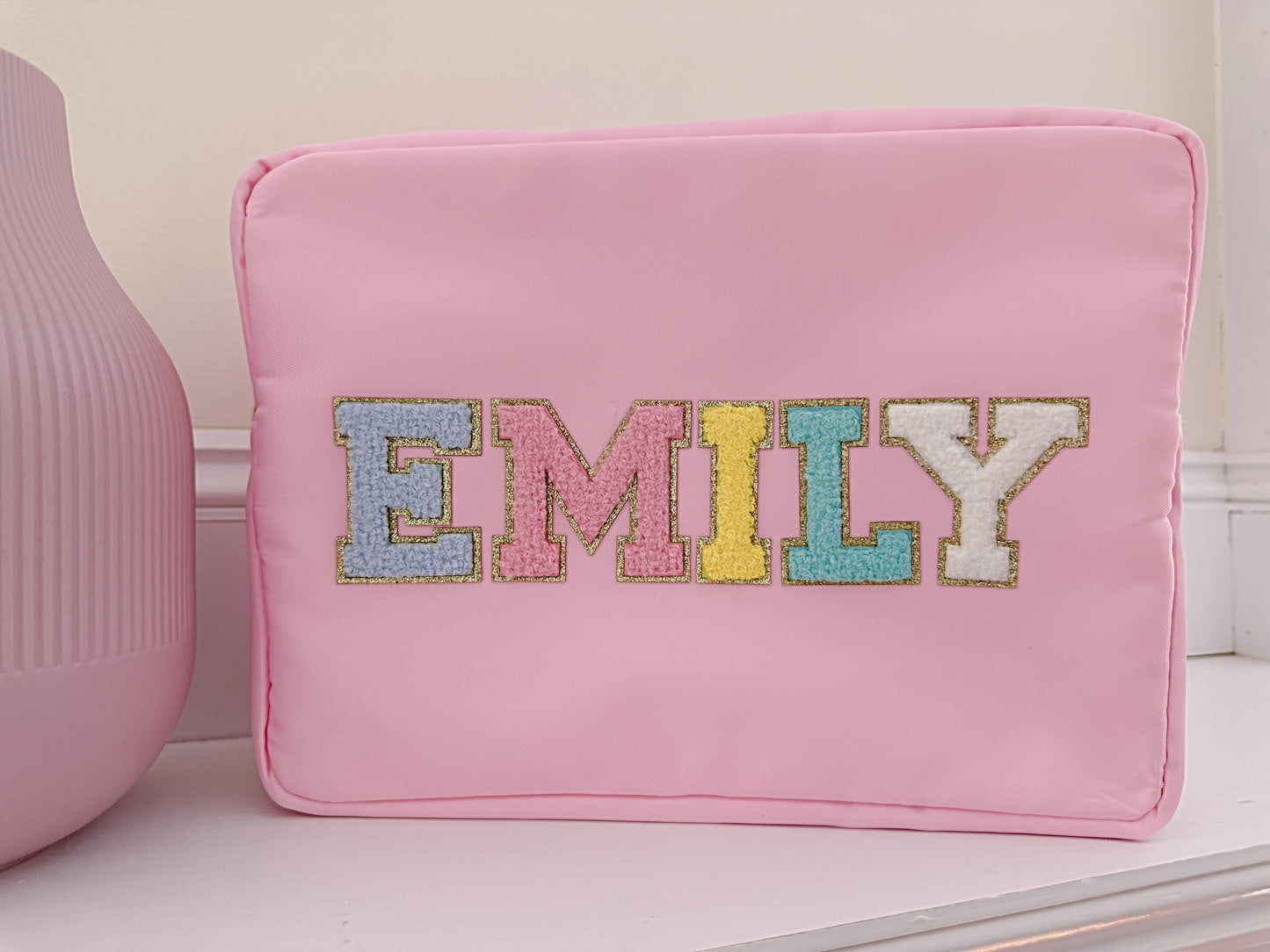 Personalized Pencil Pouch - Custom pouch with letters