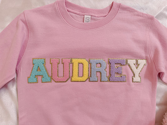 Kids personalized sweatshirt
