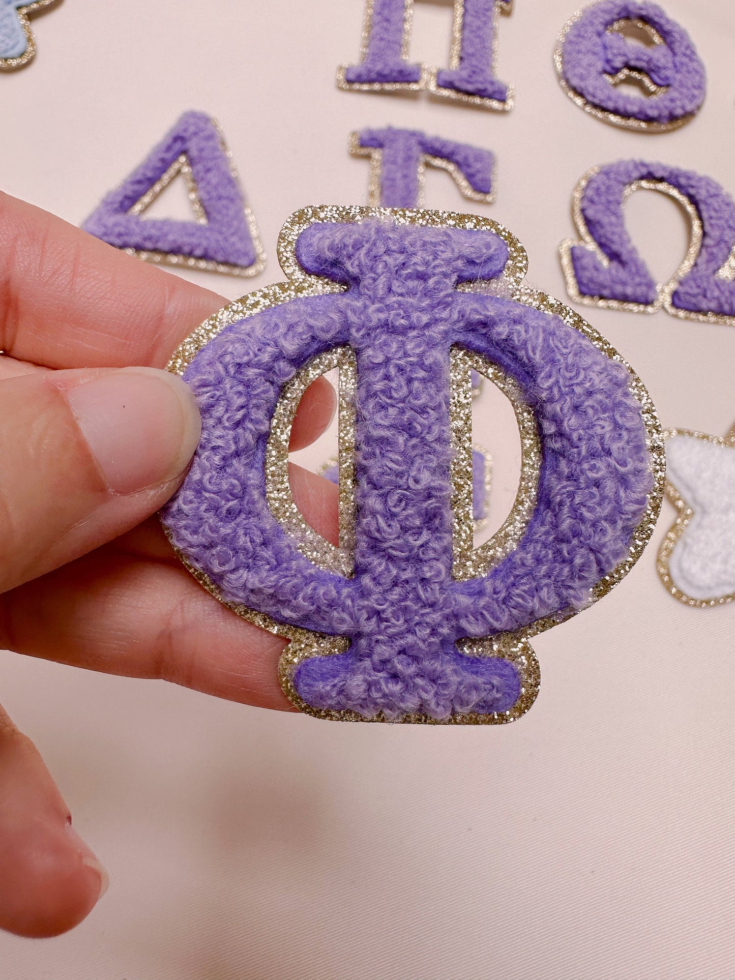 2.15β Sticker Sorority Letter| Greek letters | Sorority letters | Chenille Greek letters | Greek letters | letters for clothes |