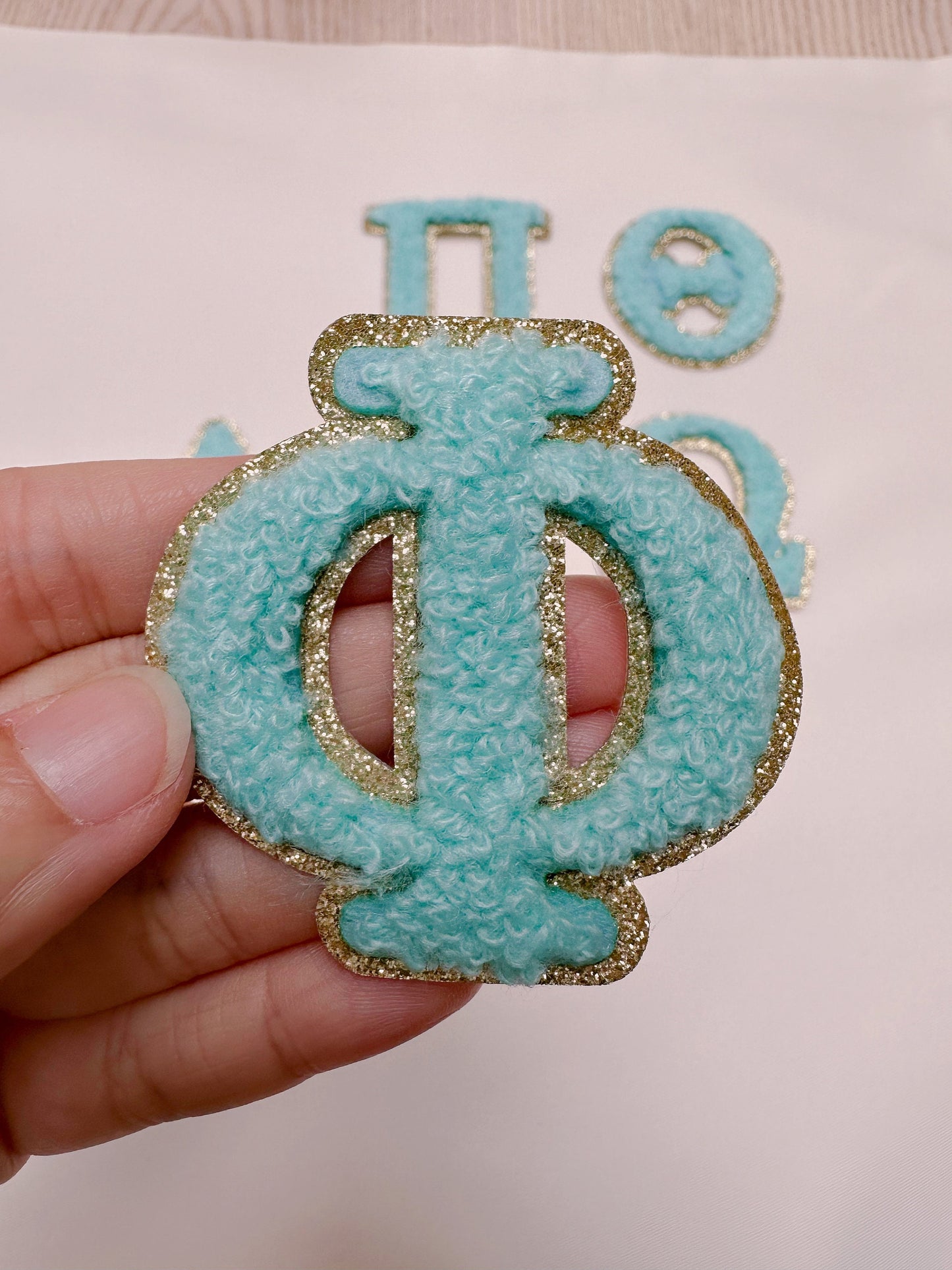 2.15β Sticker Sorority Letter| Greek letters | Sorority letters | Chenille Greek letters | Greek letters | letters for clothes |