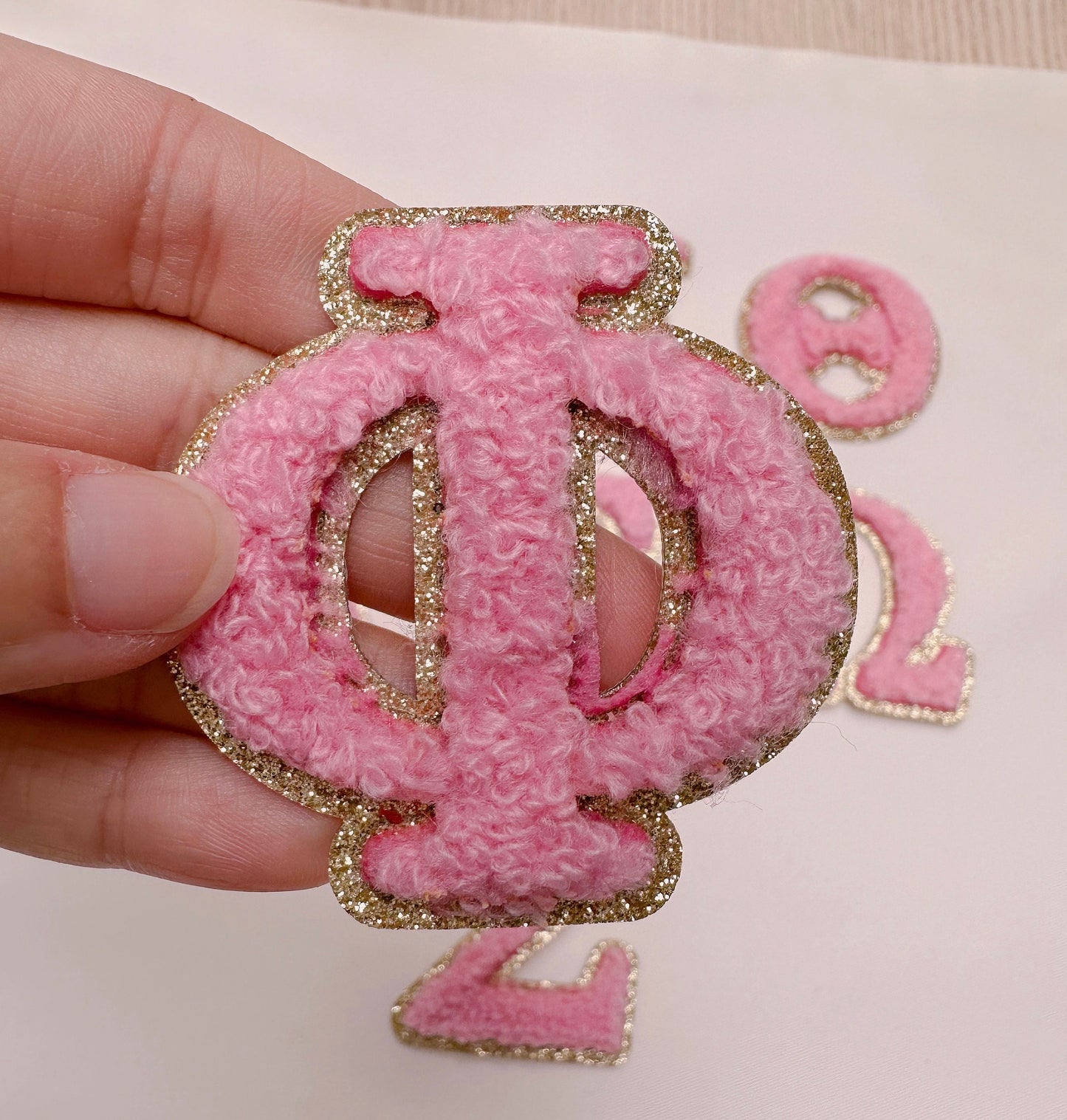 2.15β Sticker Sorority Letter| Greek letters | Sorority letters | Chenille Greek letters | Greek letters | letters for clothes |