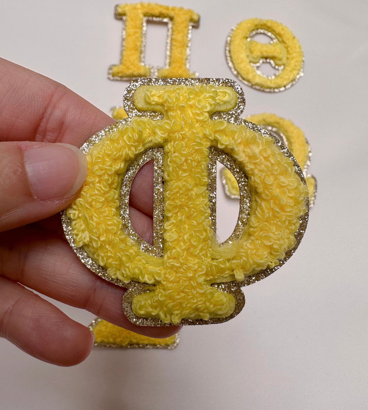 2.15β Sticker Sorority Letter| Greek letters | Sorority letters | Chenille Greek letters | Greek letters | letters for clothes |