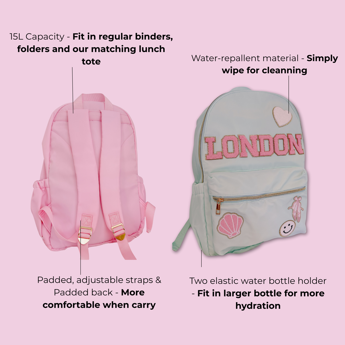 Personalized Toddler Backpack - 13" Backpack