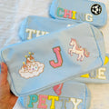 Personalized Pencil Pouch - Custom pouch with letters