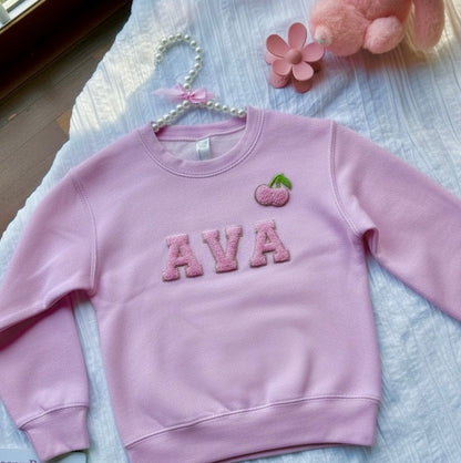 Personalized Sweatshirt for Girl - Family Matching Outfit