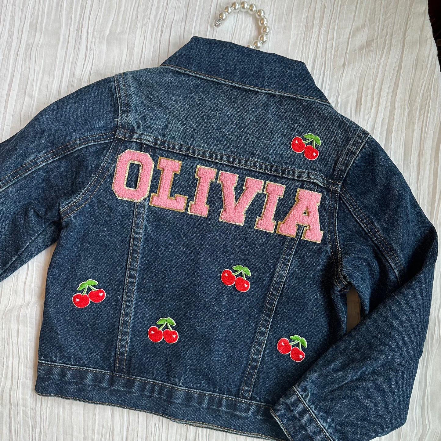 Personalizable Kids Jean Jacket - Chicbaby Studio