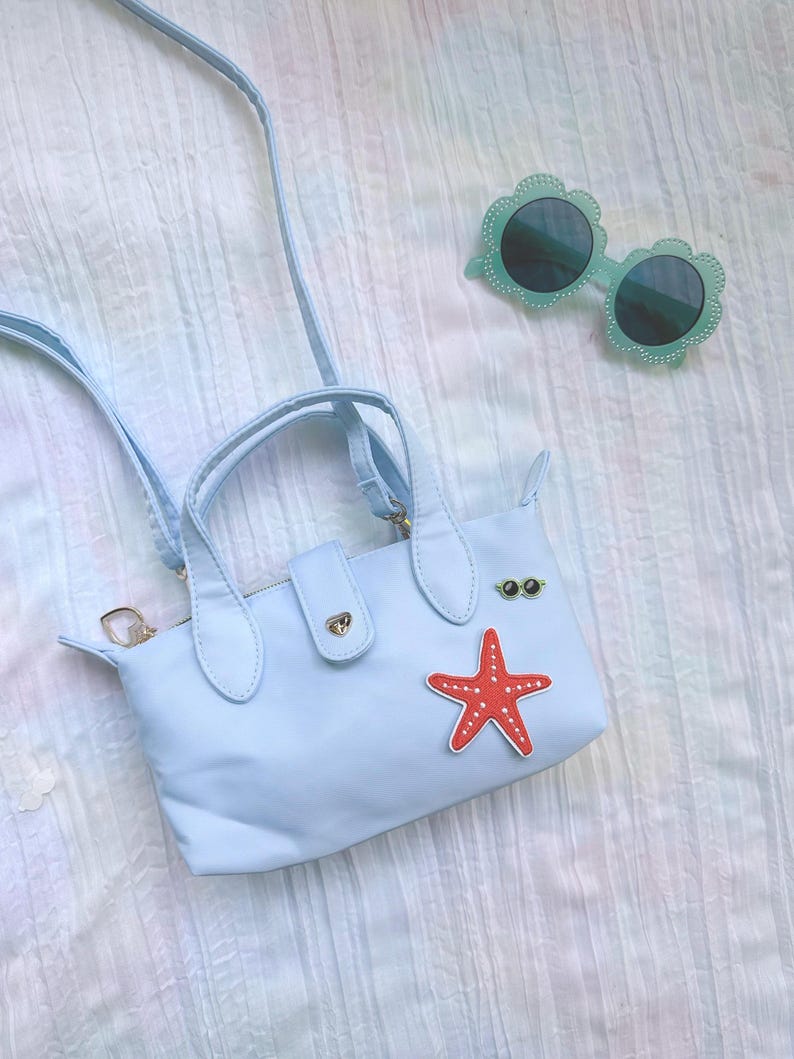 Kids mini crossbody bag color options
