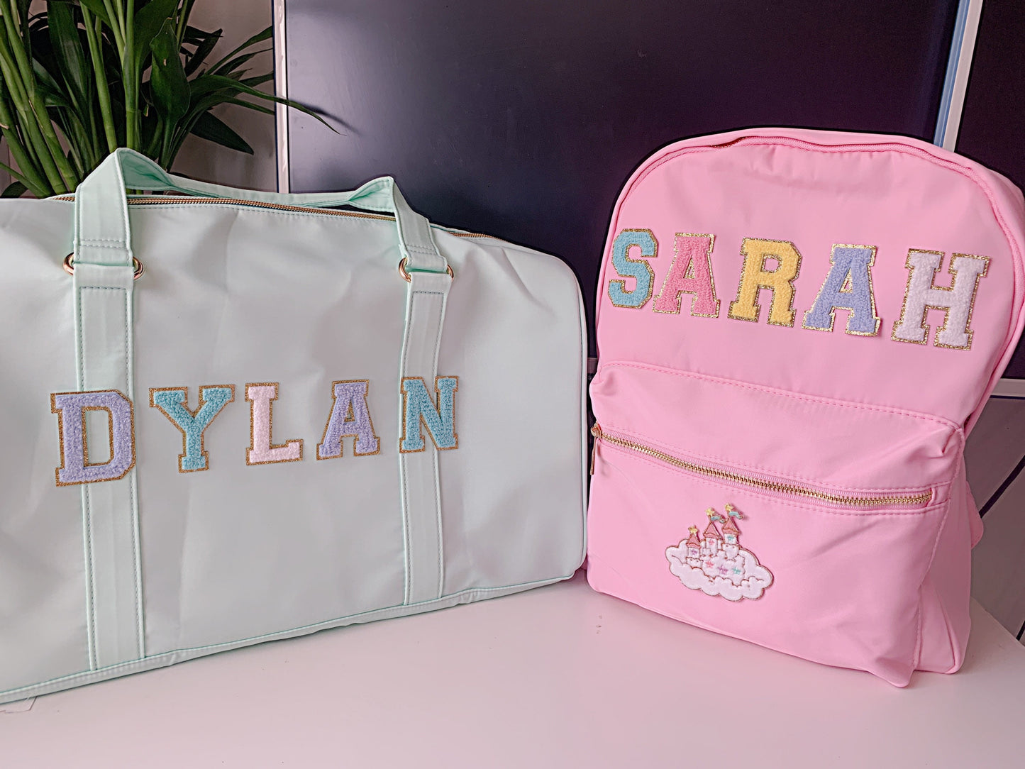 Personalized Dance Duffel Bag: Custom Patches, Ballet Recital Gift