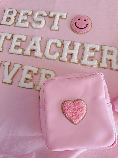 Personalized Nylon Makeup Bag: Teacher Appreciation Gift