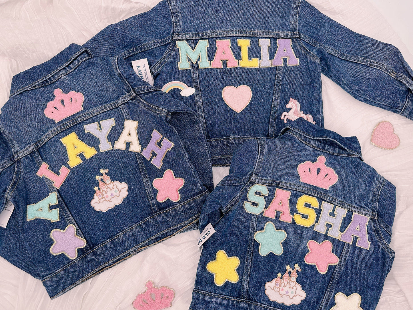 Personalized Kids Jean Jacket: Custom Patches, Birthday Gift