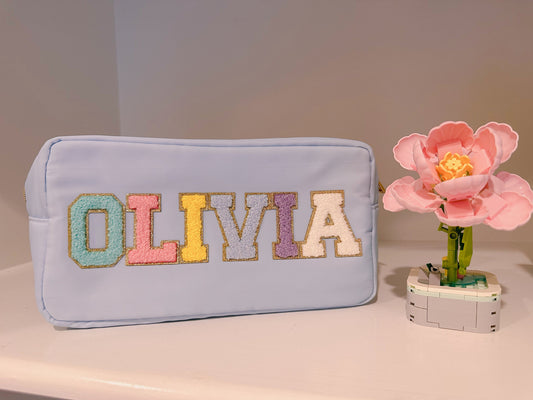 Personalized Nylon Pencil Pouch: Custom Christmas gift