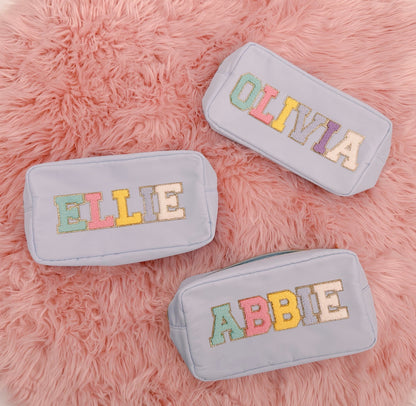 Personalized Nylon Pouch: Custom Pencil Box, Snack Bag - Back to School Gift