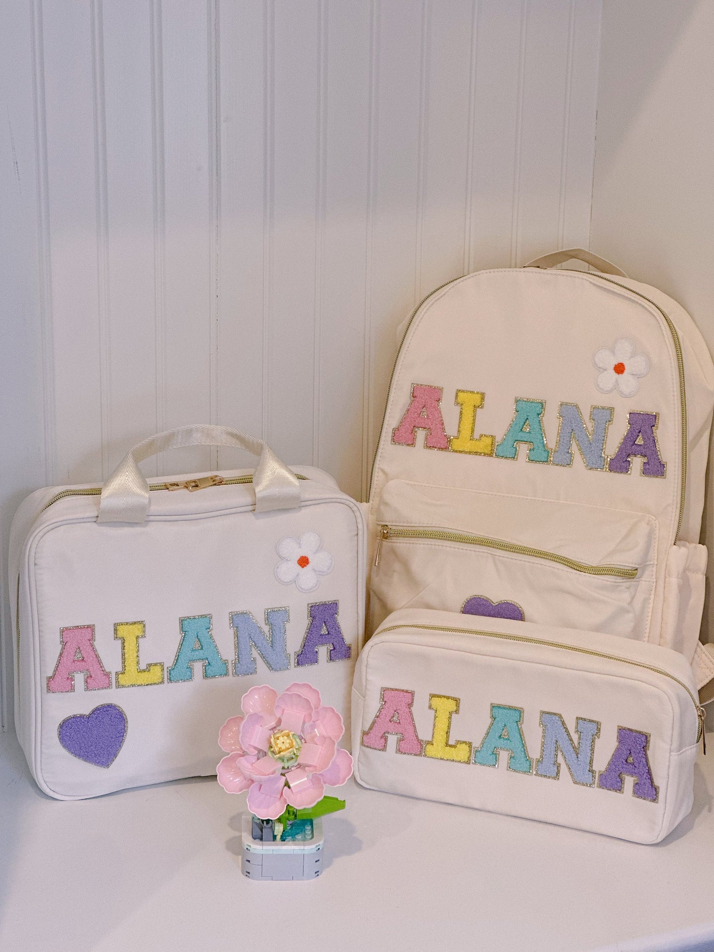 Personalized Kids Backpack: Custom Name Patches, School Travel