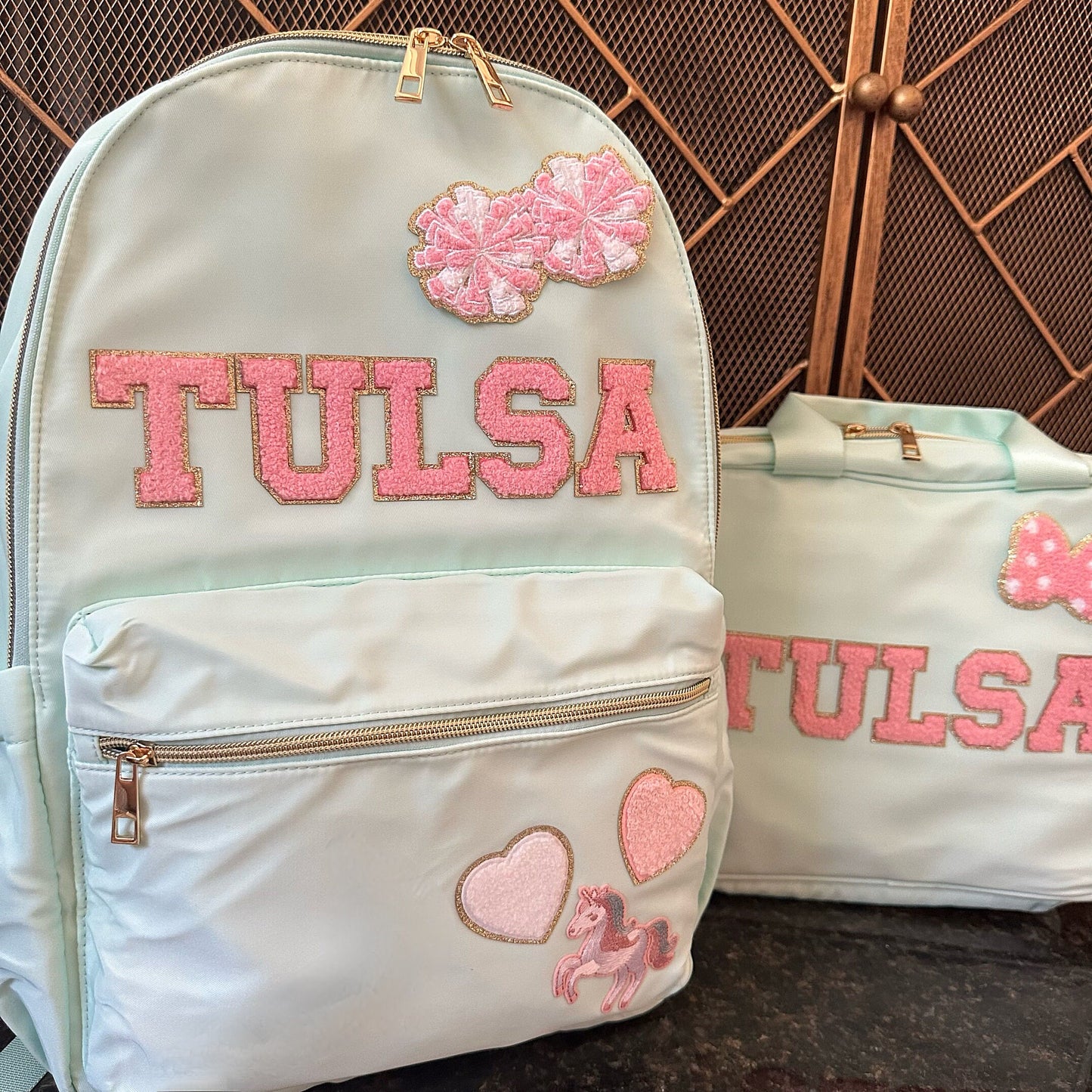 Personalized Kids Backpack Set: 15 Inch Custom Back-to-School Kit