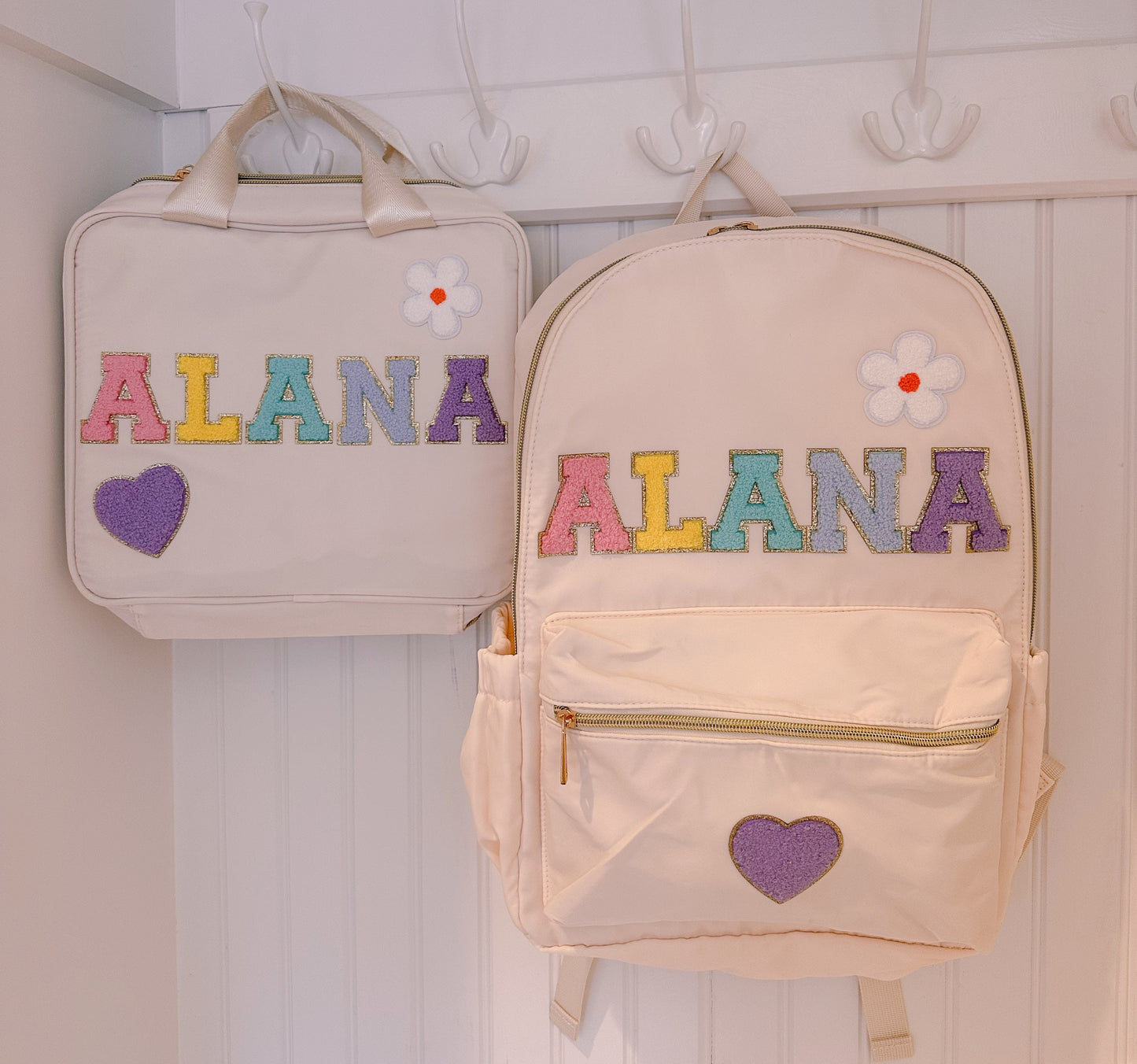 Personalized Kids Backpack Set: 15 Inch Custom Back-to-School Kit
