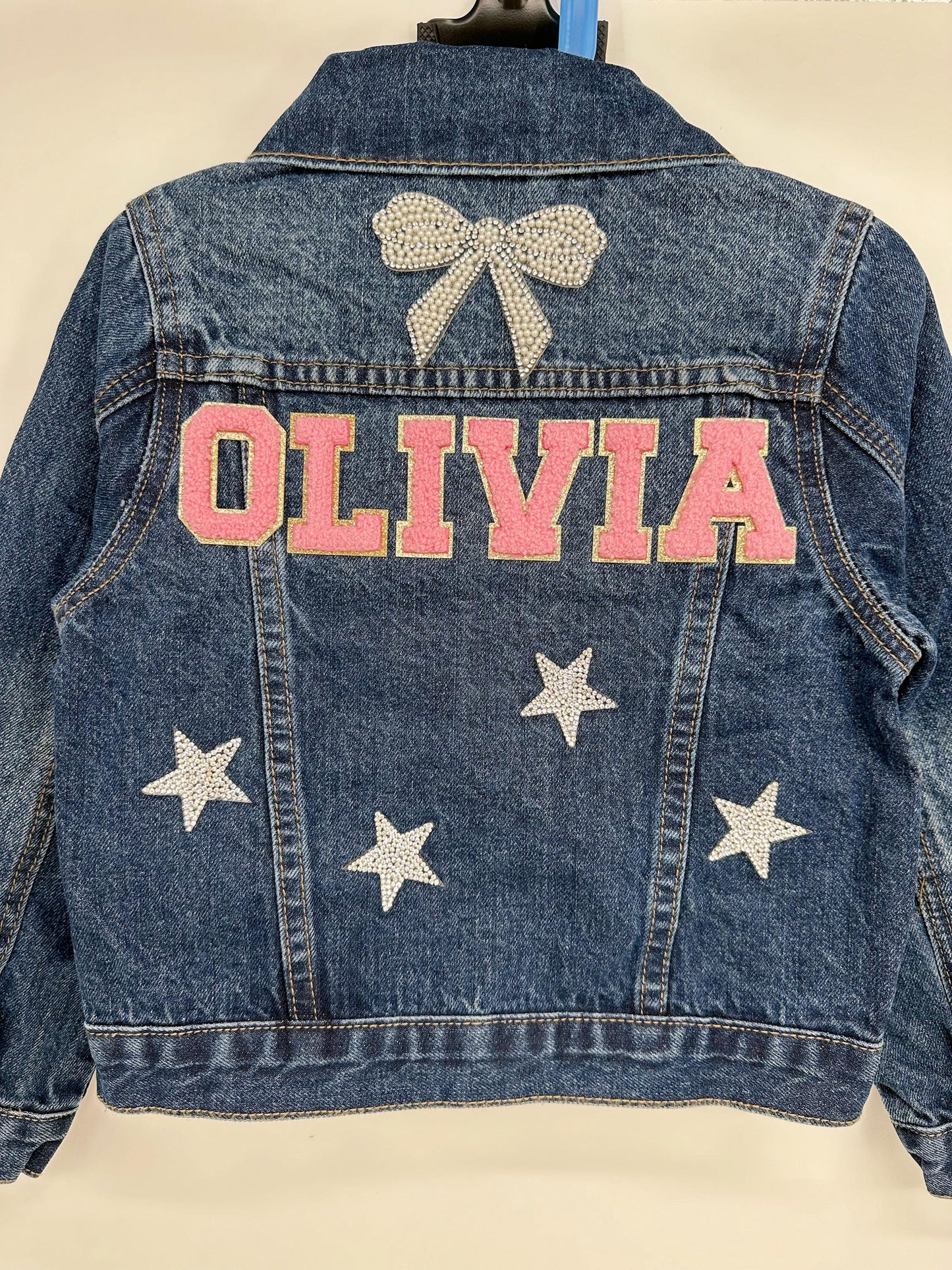 Personalized Kids Jean Jacket: Custom Name & Patches