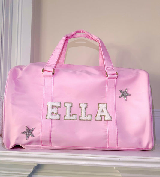 Personalized duffel bag, ballet bag,  dance bag, birthday gift for girl,  Granddaughter gift, Gift for daughter , recital gift, travel bag