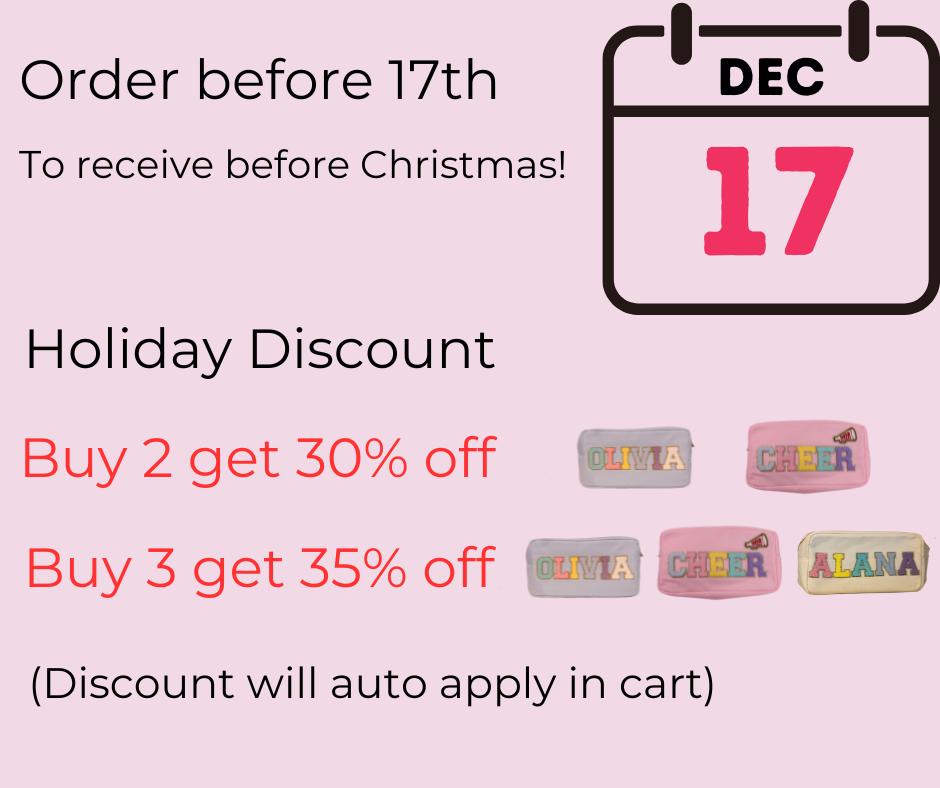 Custom Makeup bags Personalized makeup pouch Bridesmaid gifts Birthday gift Christmas gift Gift for her Customized gifts