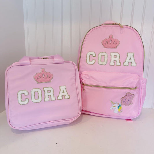 Personalized Kids Backpack Set: 15 Inch Custom Back-to-School Kit