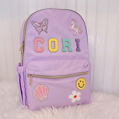 Personalized Kids Backpack: Embroidered Name, School Bag, Toddler Gift