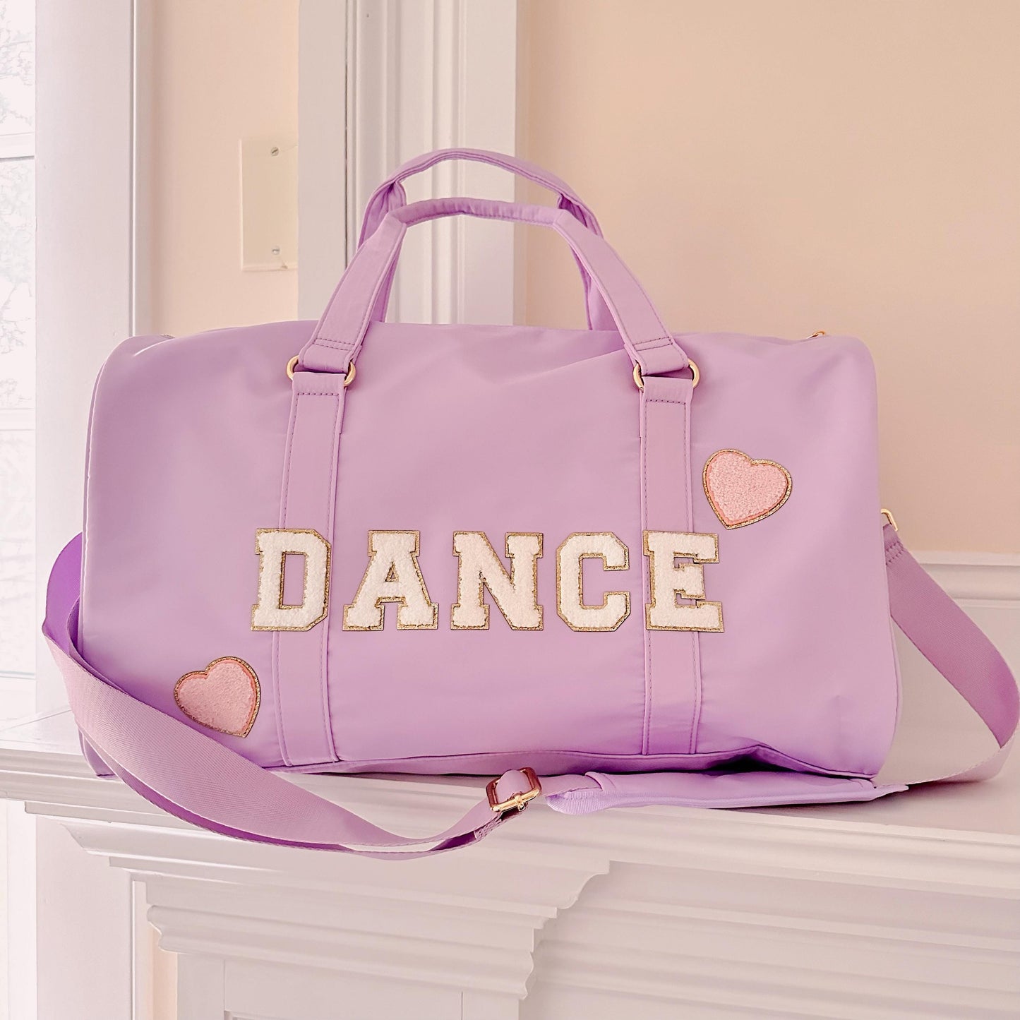Personalized Kids Duffle Bag: Dance, Travel, Overnight - Includes 6 Free Patches