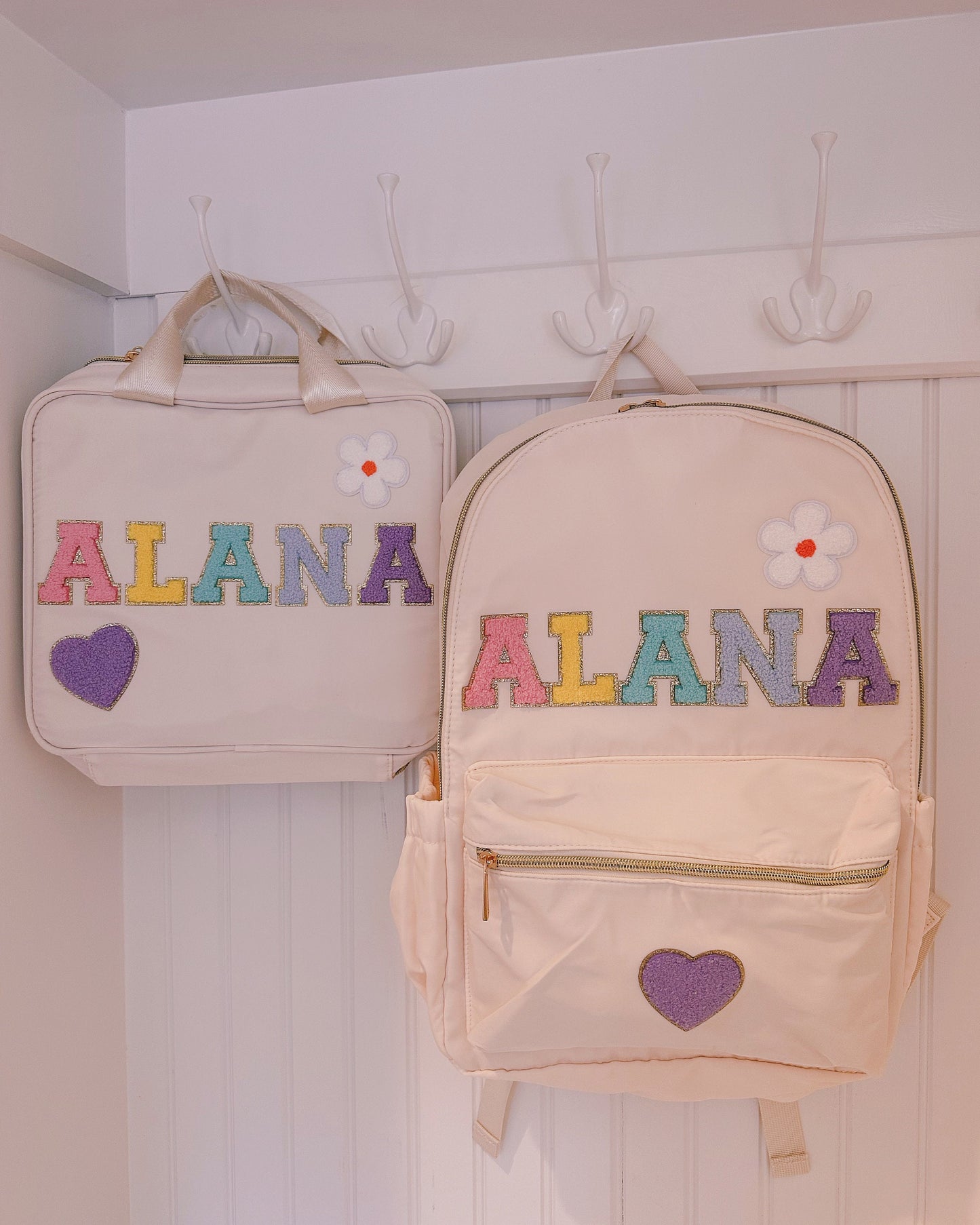 Personalized Kids Backpack: Custom Name Patches, School Travel