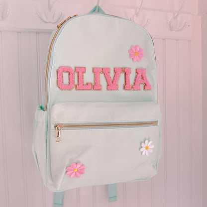 Personalized Kids Backpack: Embroidered Name, School Bag, Toddler Gift