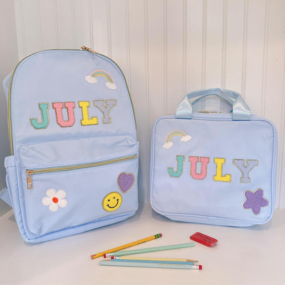 Personalized Girl Backpack: Custom Embroidered School Bag, Back to School Gift