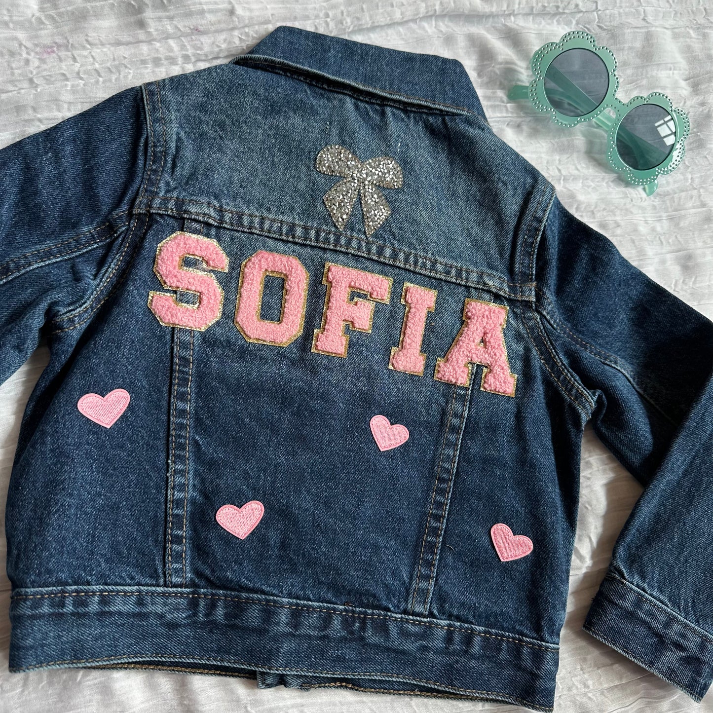 Personalizable Kids Jean Jacket - Chicbaby Studio