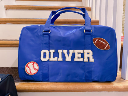 Personalized Nylon Duffel Bag: Sports, Gym, Travel Set
