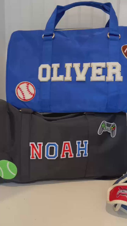 Personalized Nylon Duffel Bag: Sports, Gym, Travel Set