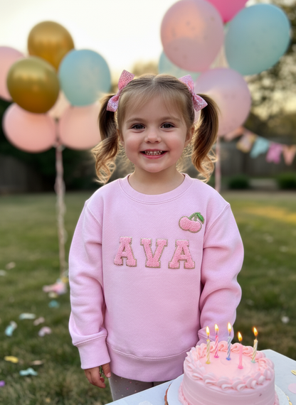 Personalized Sweatshirt for Girl - Family Matching Outfit