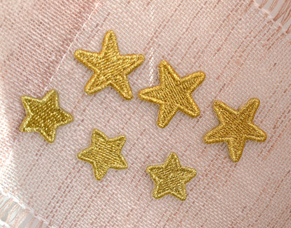 3 Pieces star patch, shiny star patch, tiny star patch, iron on star, iron on patches, cute patches, patch for clothing, patch for hat