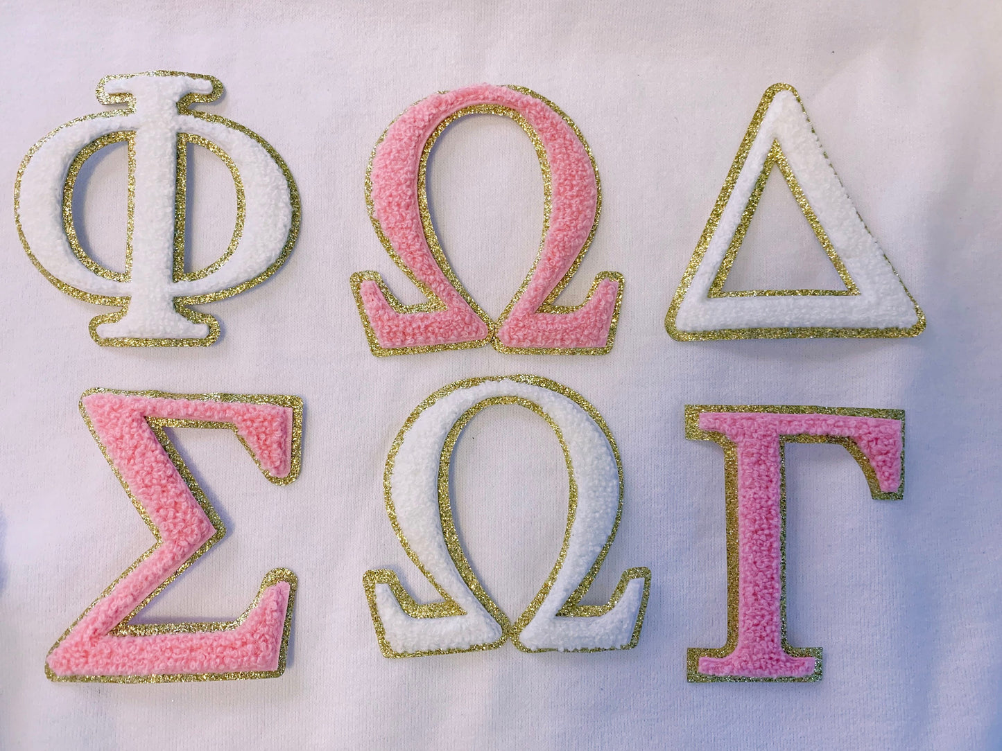 3 Inch Greek letters Sorority letters Sorority sweatshirts Chenille Greek letters iron on letters Greek letters Sorority gift