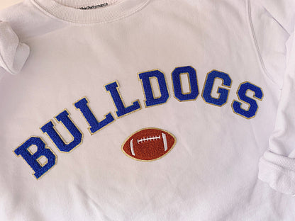 2.35 Inch Chenille letters | Game day shirts | chenille patches | iron on patch | iron on letters | football patches | football team shirts