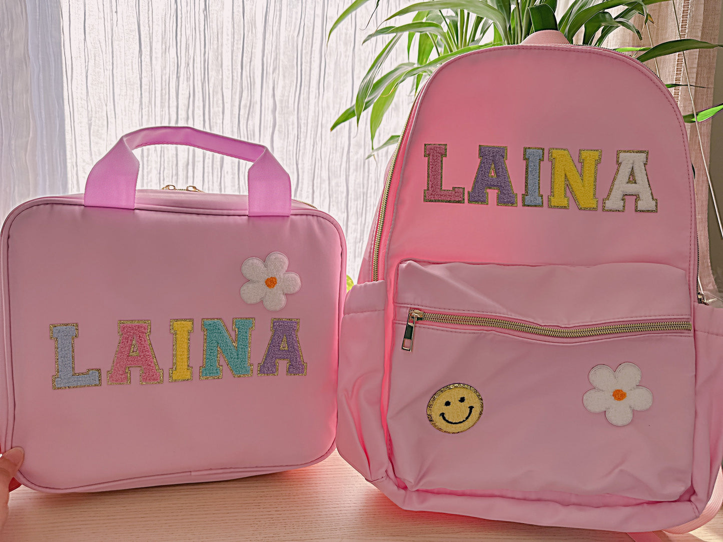 Personalized Backpack and Lunch Tote Set