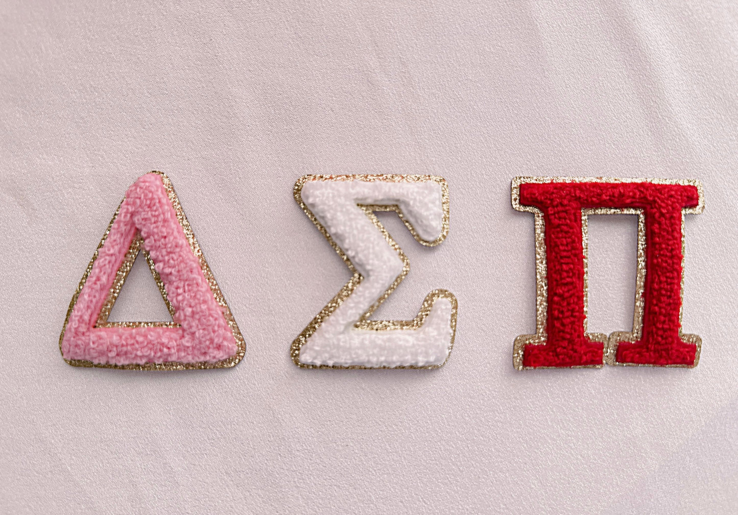 2.15” Sticker Sorority Letter| Greek letters | Sorority letters | Chenille Greek letters   | Greek letters | letters for clothes |