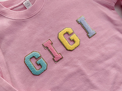 Personalized kids/family matching sweatshirt