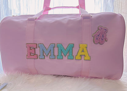 Cheerleader gifts | duffel bags | overnight bags | custom duffle bag | dance bags | personalized gift | personalized bag | gift for her